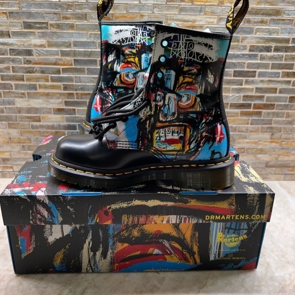 Dr. Martens 1460 Basquiat Leather Boots - Picture 11 of 13